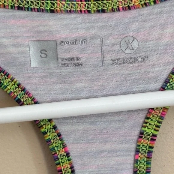 Xersion Vibrant Multicolor Racerback Tank Top - Picture 2 of 3
